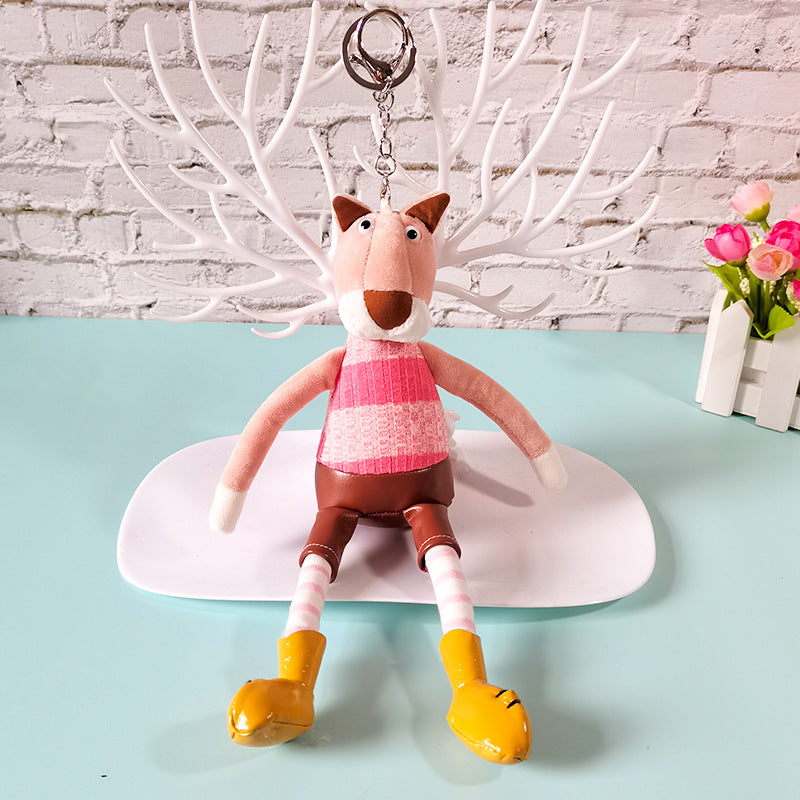 Wholesale Plush Rabbit Cartoon Doll Keychain